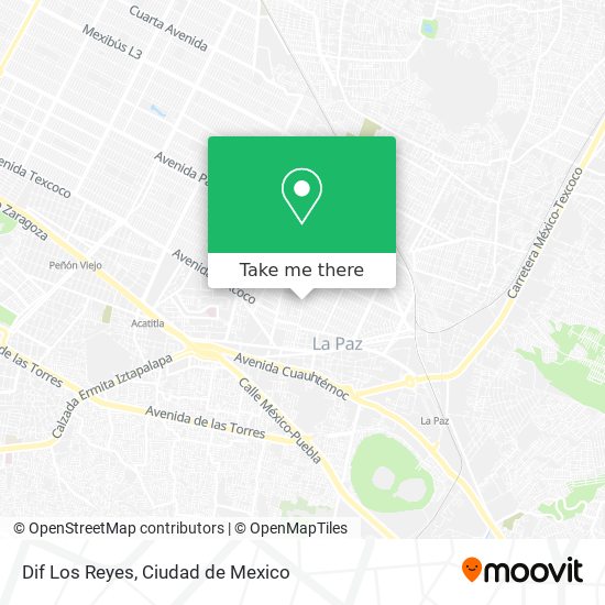 Dif Los Reyes map