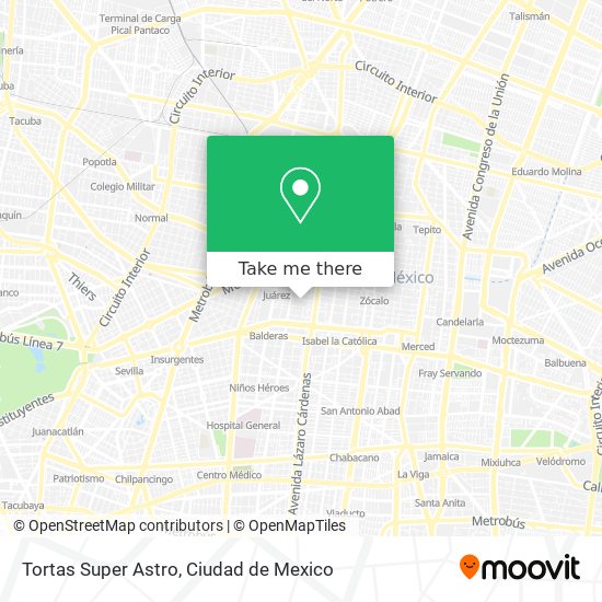 Tortas Super Astro map