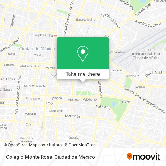 Mapa de Colegio Monte Rosa