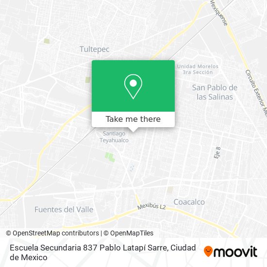 Escuela Secundaria 837 Pablo Latapí Sarre map