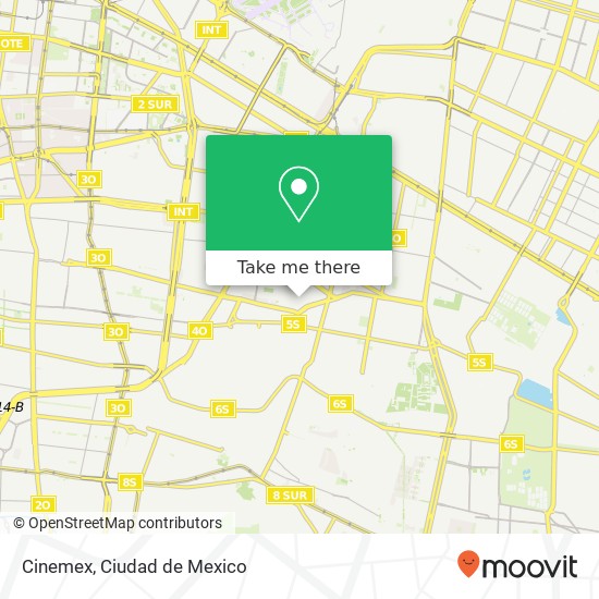 Cinemex map