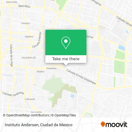 Instituto Andersen map