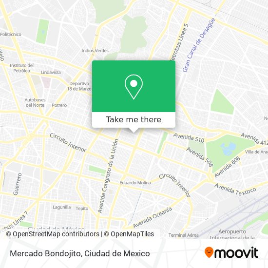 Mapa de Mercado Bondojito