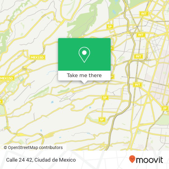 Calle 24 42 map