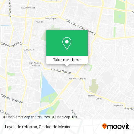 Leyes de reforma map