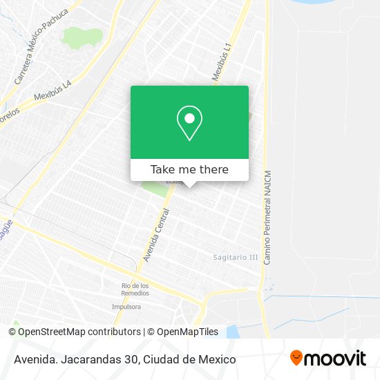 Avenida. Jacarandas 30 map