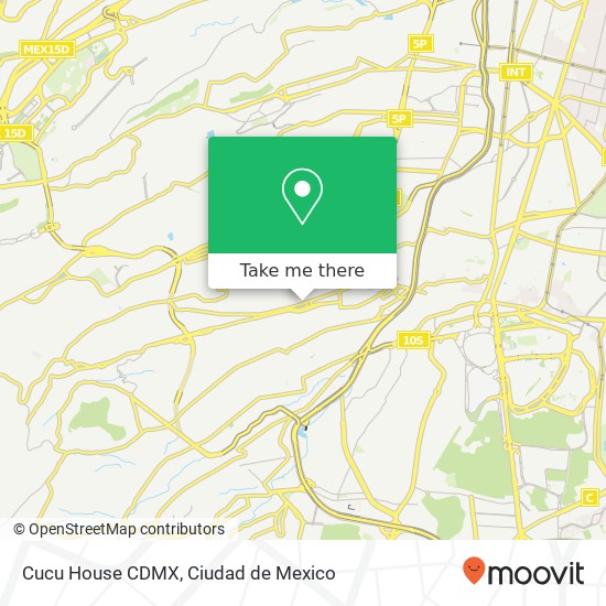 Cucu House CDMX map