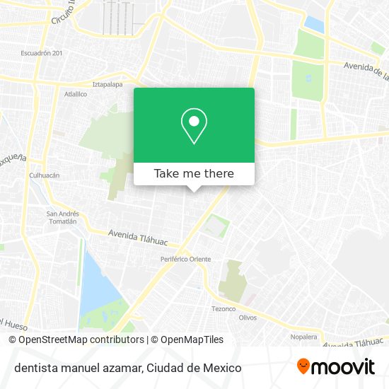 Mapa de dentista manuel azamar