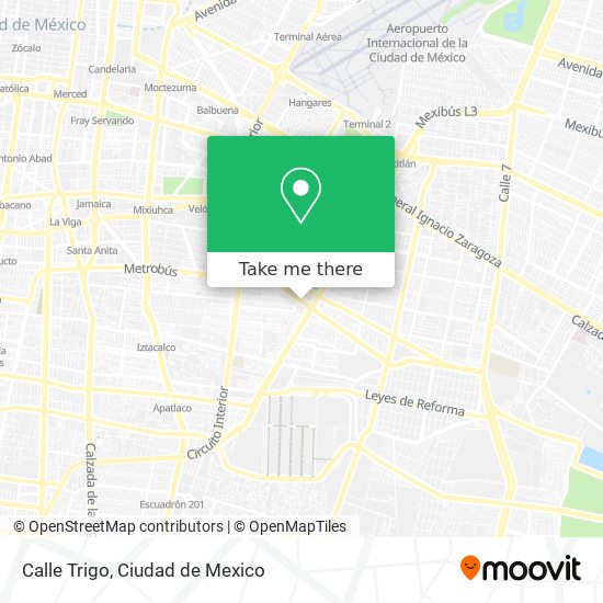 Calle Trigo map