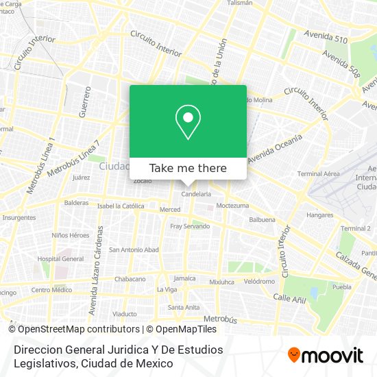Direccion General Juridica Y De Estudios Legislativos map