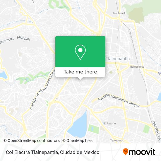Col Electra Tlalnepantla map