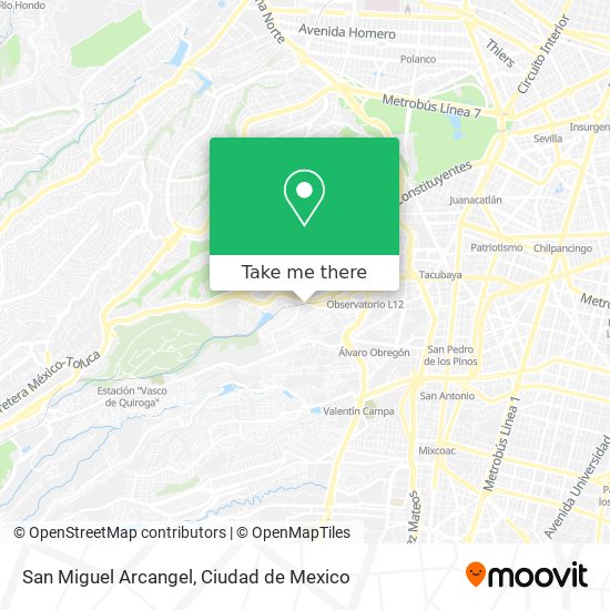 San Miguel Arcangel map
