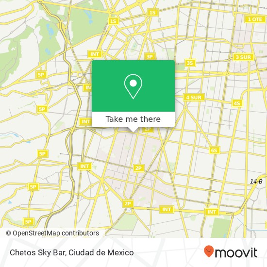 Chetos Sky Bar map