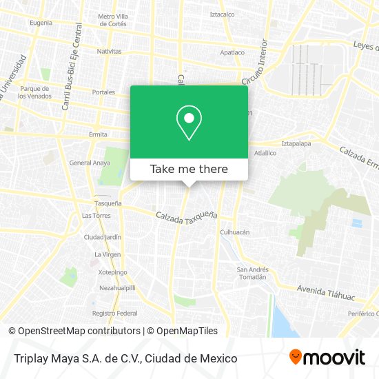 Triplay Maya S.A. de C.V. map