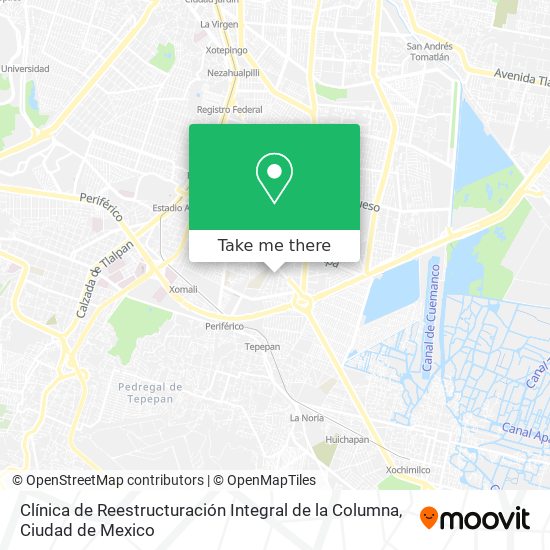 Clínica de Reestructuración Integral de la Columna map