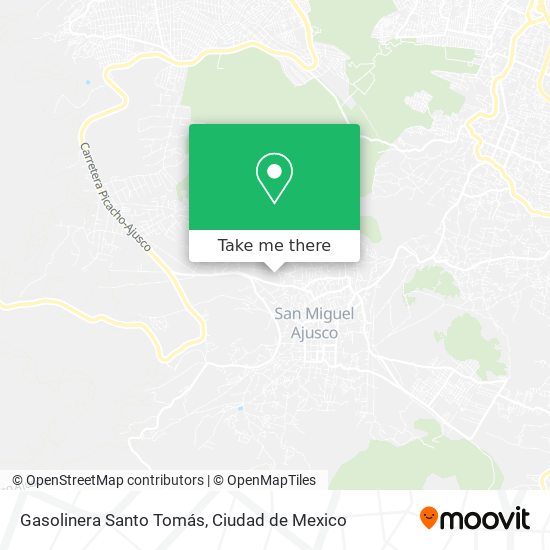 Mapa de Gasolinera Santo Tomás
