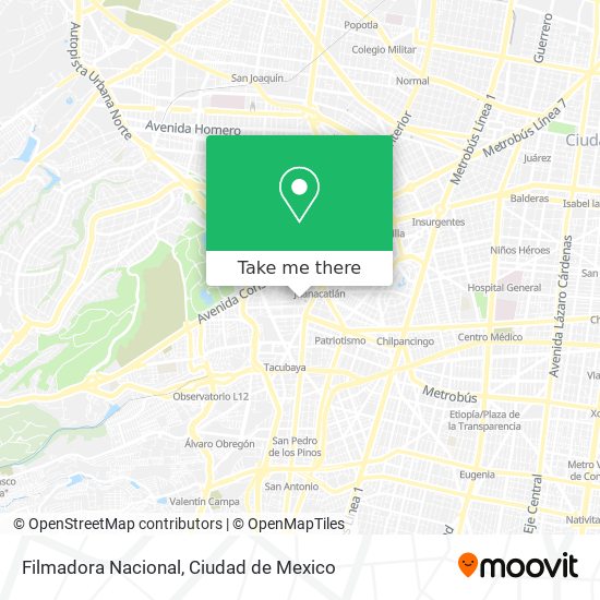 Filmadora Nacional map
