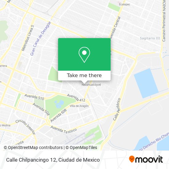 Mapa de Calle Chilpancingo 12