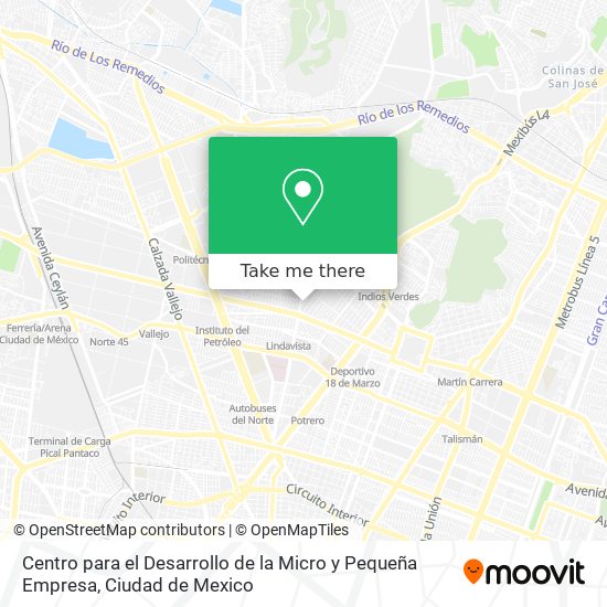 Centro para el Desarrollo de la Micro y Pequeña Empresa map