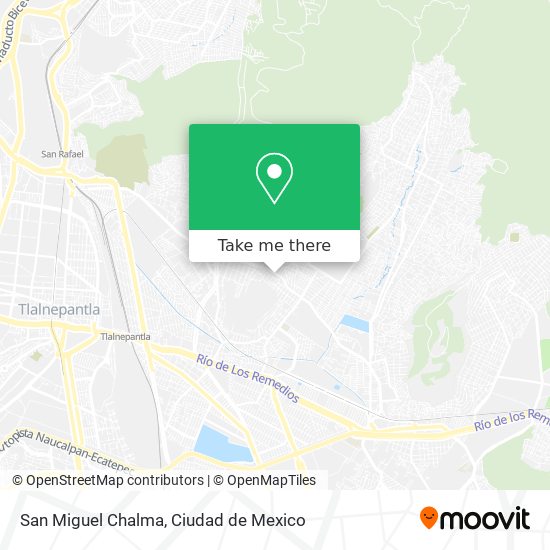 San Miguel Chalma map