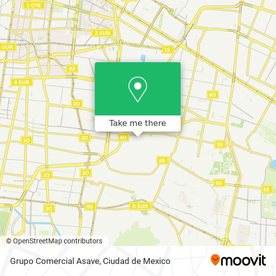 Grupo Comercial Asave map