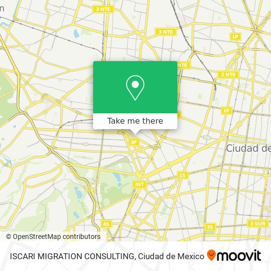 Mapa de ISCARI MIGRATION CONSULTING