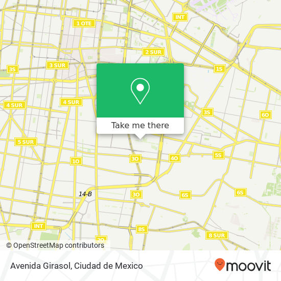 Avenida Girasol map