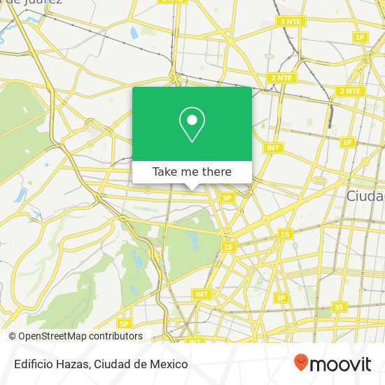 Edificio Hazas map