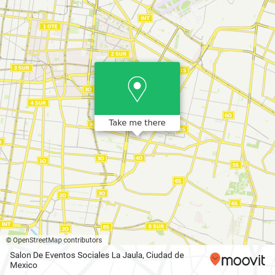Mapa de Salon De Eventos Sociales La Jaula