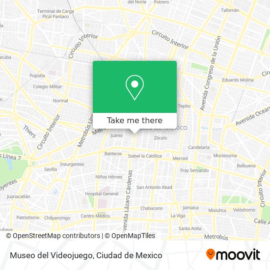 Mapa de Museo del Videojuego