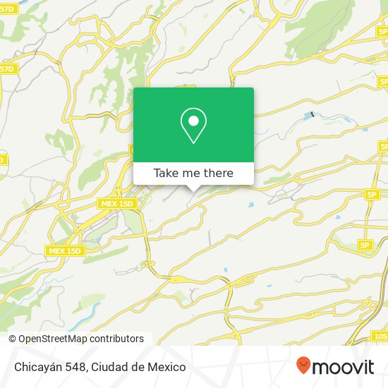 Chicayán 548 map