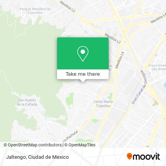 How to get to Jaltengo in Coacalco De Berriozábal by Bus?