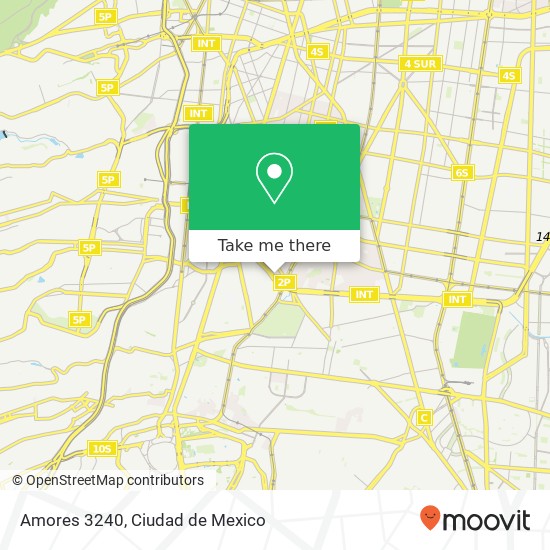 Amores 3240 map