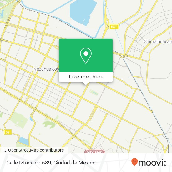 Calle Iztacalco 689 map