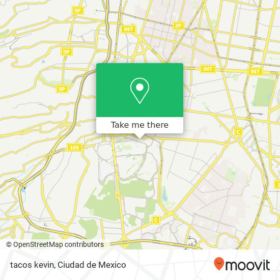 Mapa de tacos kevin