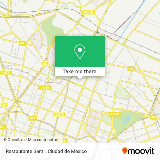 Restaurante Sentli map
