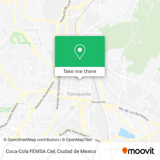 Coca-Cola FEMSA Ciel map