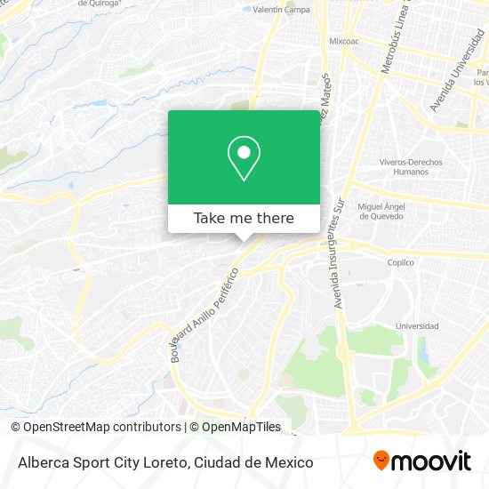 Alberca Sport City Loreto map