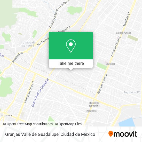 Mapa de Granjas Valle de Guadalupe