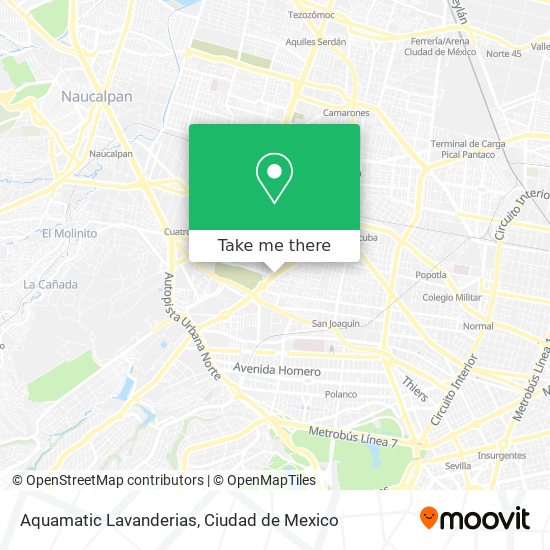 Aquamatic Lavanderias map