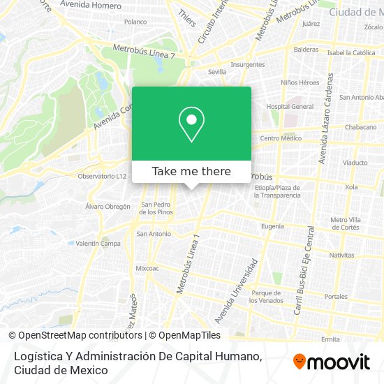 Mapa de Logística Y Administración De Capital Humano