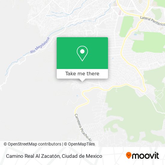 Mapa de Camino Real Al Zacatón