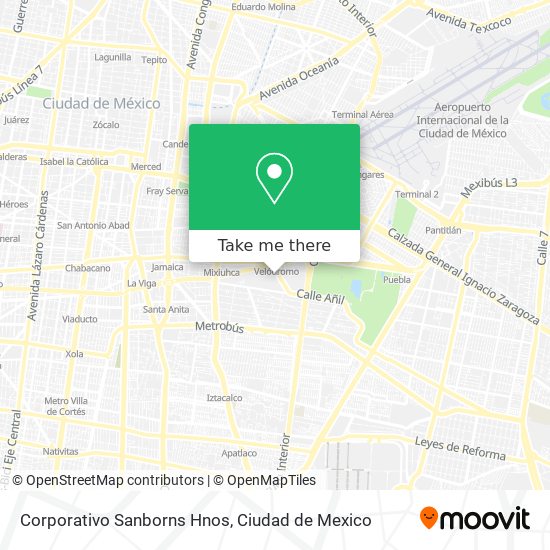 Corporativo Sanborns Hnos map