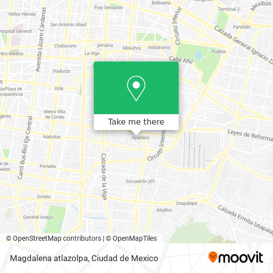 Mapa de Magdalena atlazolpa