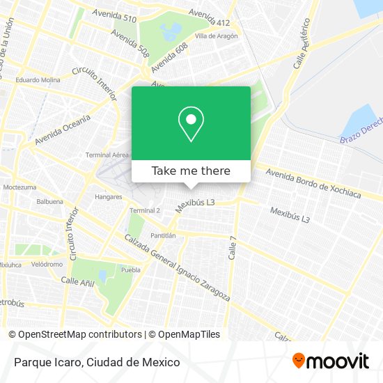 Parque Icaro map