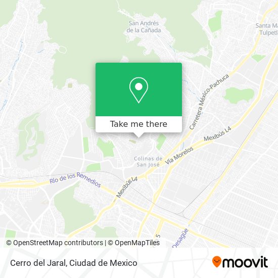 Cerro del Jaral map