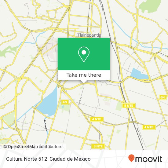Cultura Norte 512 map