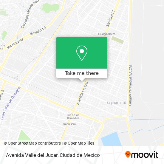 Mapa de Avenida Valle del Jucar