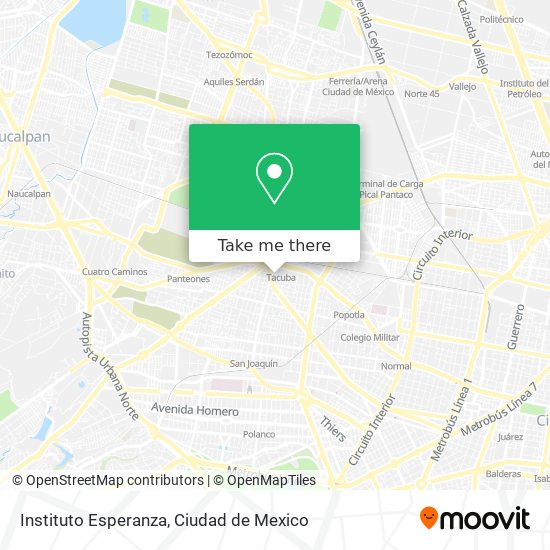 Instituto Esperanza map