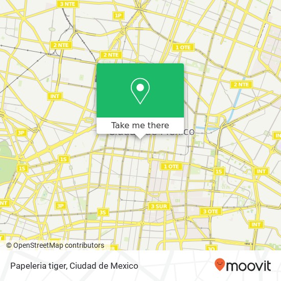 Mapa de Papeleria tiger